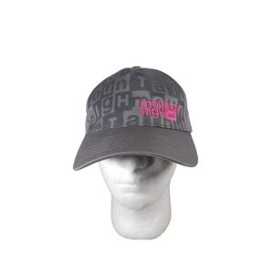 Mountain High Womens Gray Cotton Adjustable Snapback Baseball Cap